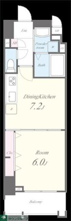 アルカス聖蹟の物件間取画像